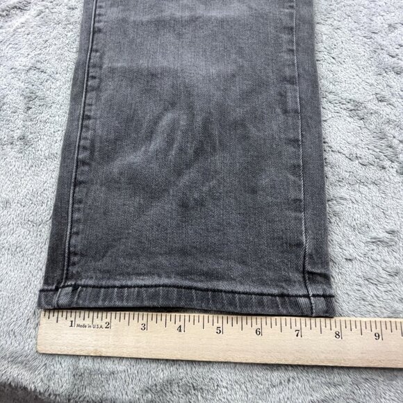 Lucky Brand 221 Original Straight Fit Mens 38x31Gray Stretch Denim Jeans 7MC1025 - Picture 8 of 16